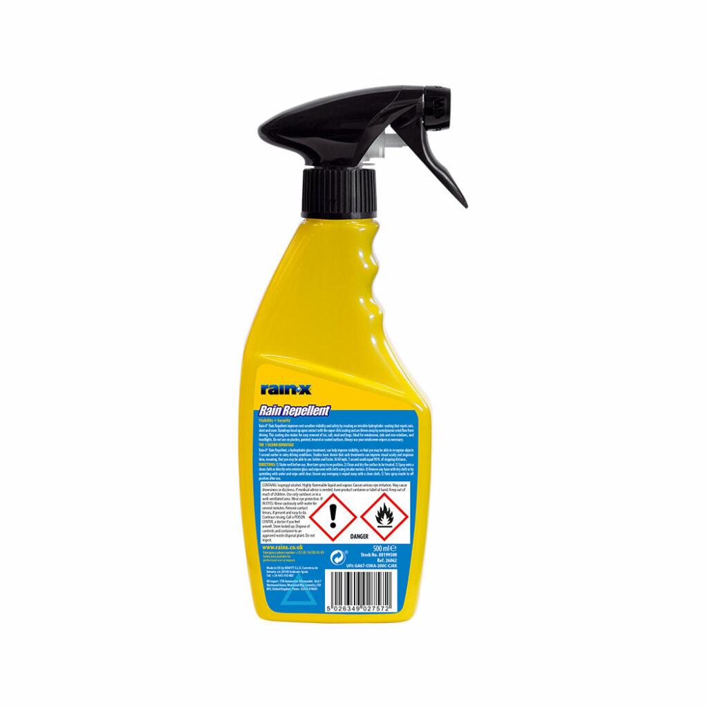 RainX spray anti-pluie plastiques 500ml