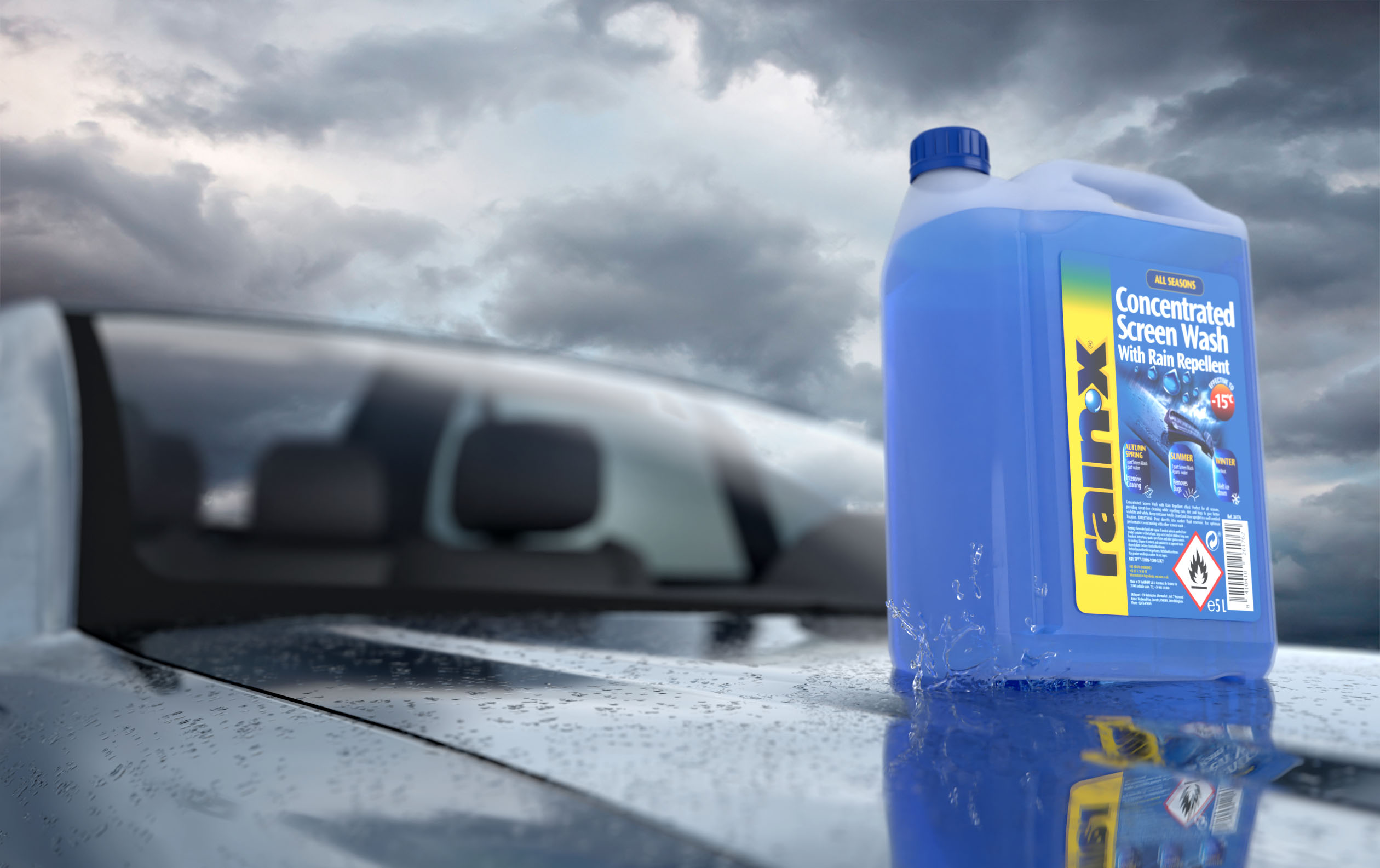concentrated screen wash rainx