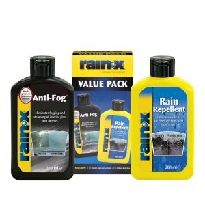 26912 value pack rainx anti fog and rain repellent