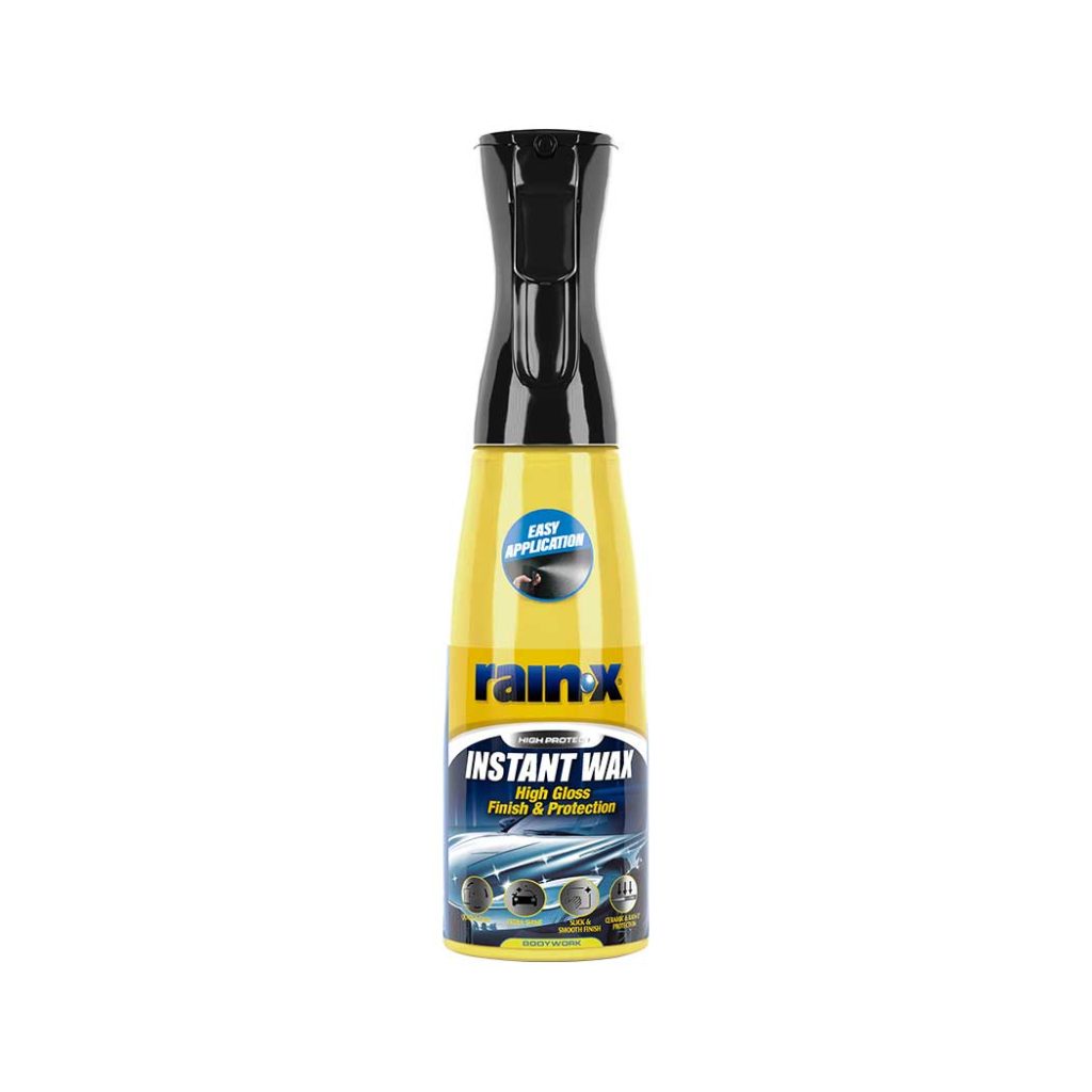 A bottle of instant wax