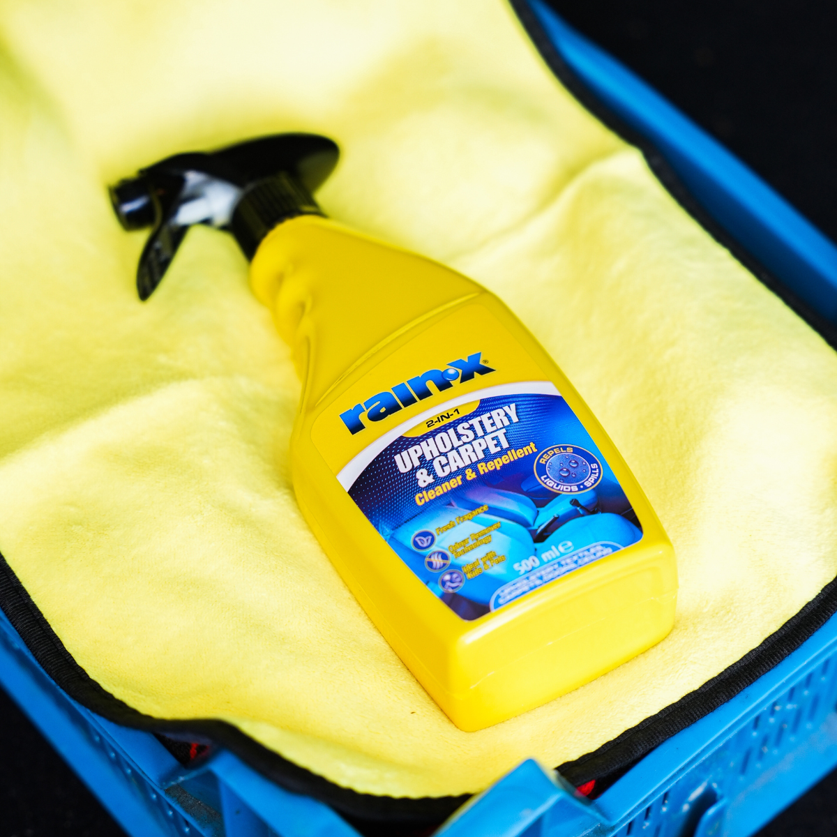 upholstery cleaner rainx for cars