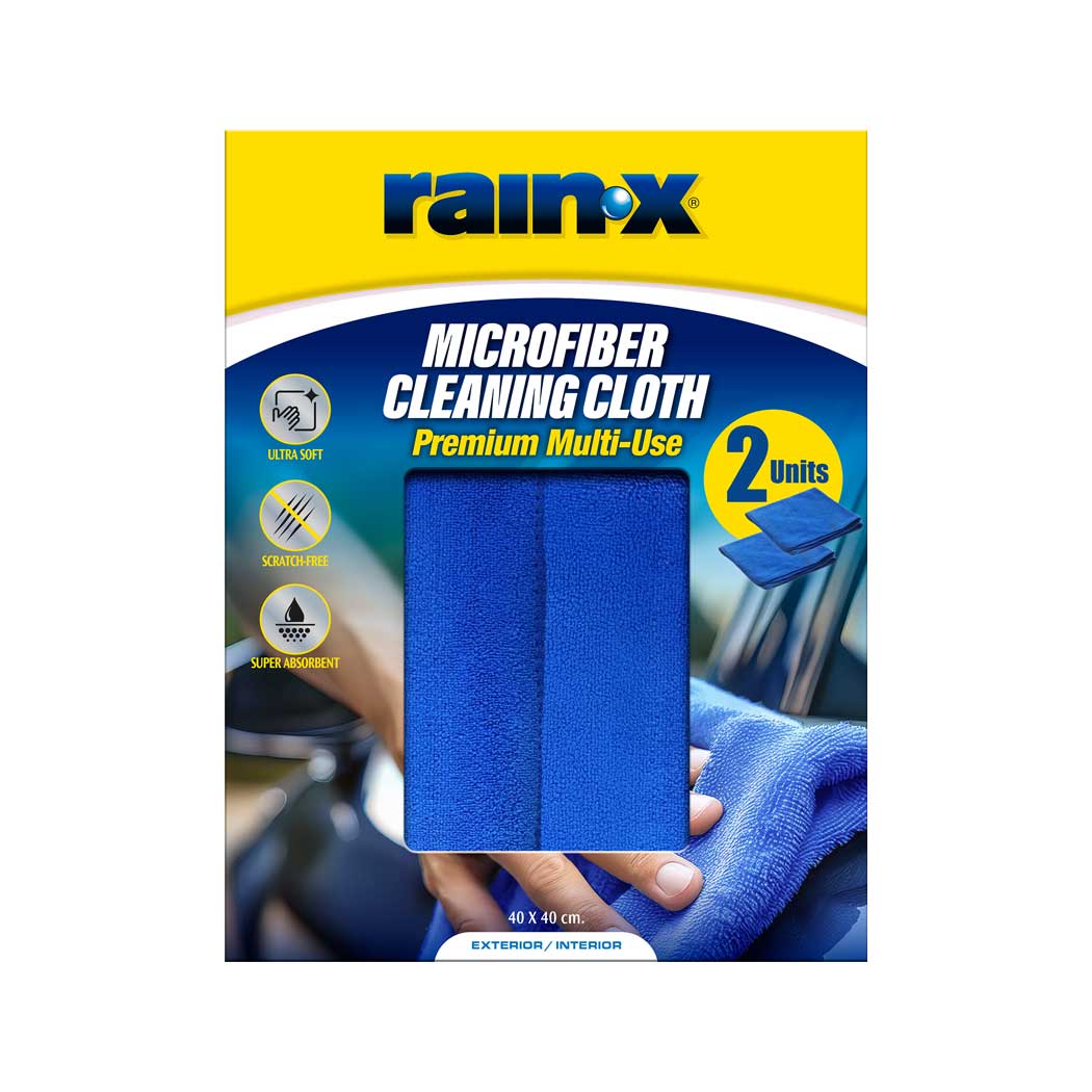 RAIN or SHINE ✖️POLER SC PACK 13L X-CLOTH Microfiber Cleaning Towel - Twin Pack | Rain-X